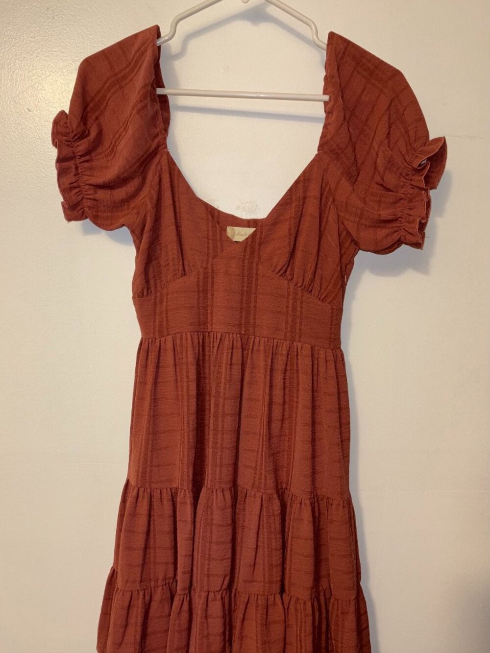 Altar'd State V-Neck Mini Dress
